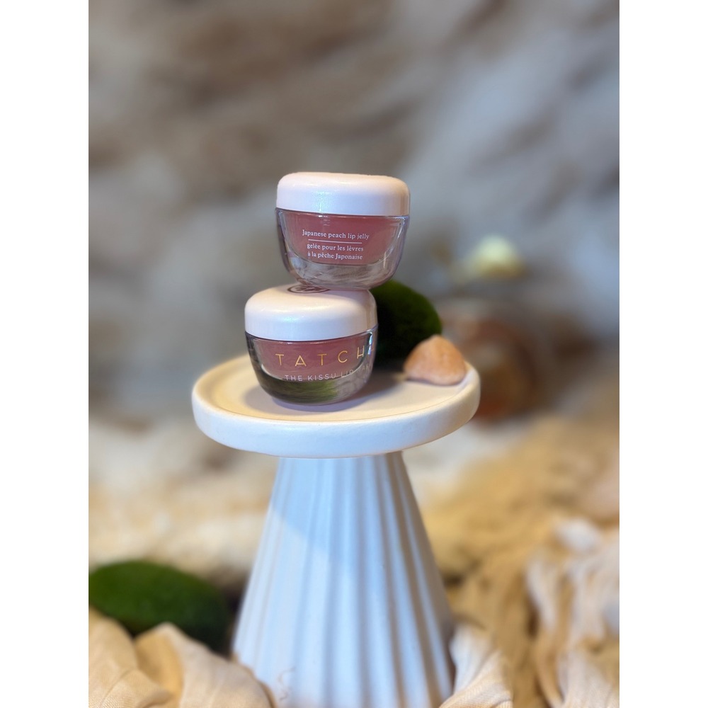 NWOB Tatcha The Kissu Lip Mask - Japanese Peach Jelly - Picture 3 of 3